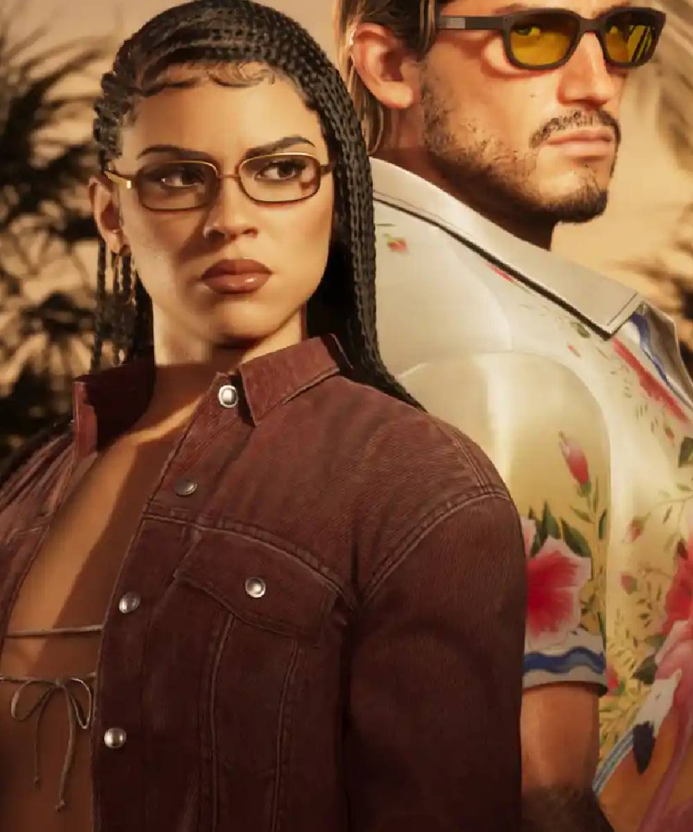 Grand Theft Auto VI Protagonists Lucia Maroon Denim Jacket