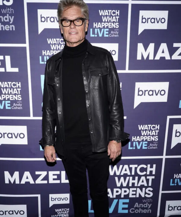 Harry Hamlin Mayfair Witches Black Leather Jacket
