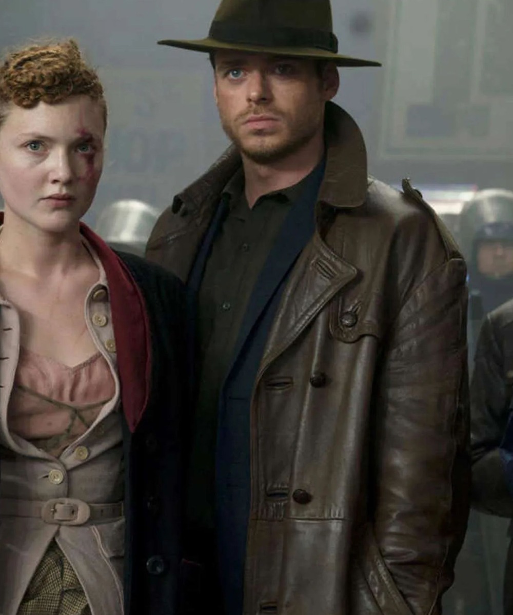 Ikaris The Eternals Brown Leather Car Coat