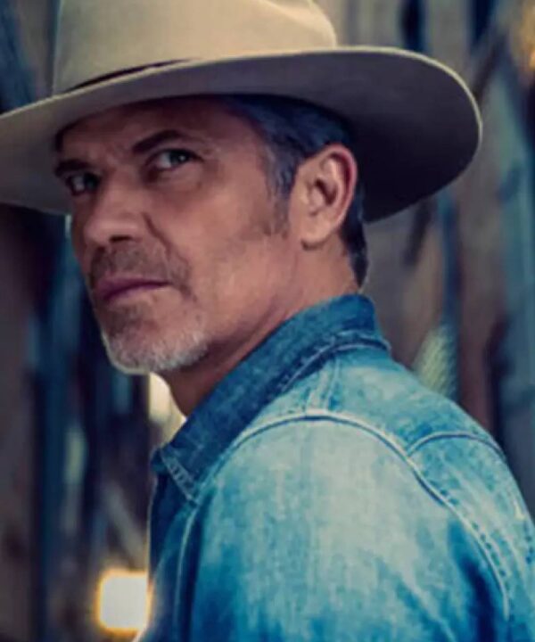 Justified Timothy Olyphant Blue Denim Jacket