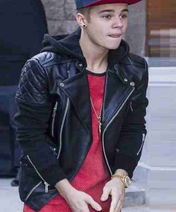Justin Bieber Black Hoodie Jacket