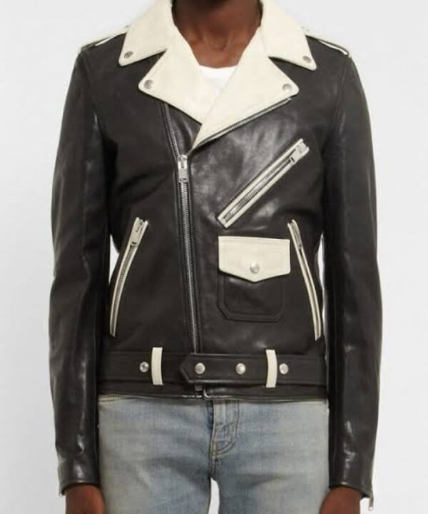 Justin Bieber Elegant Brando Style Biker Jacket