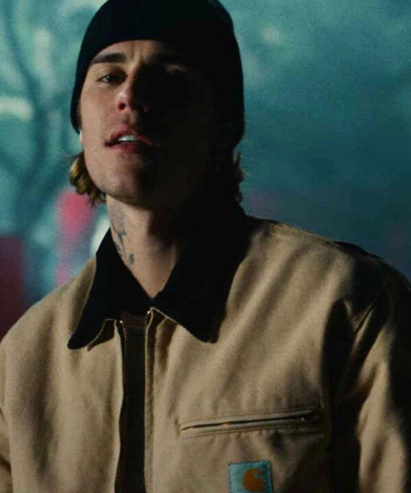 Justin Bieber Hold On Suede Leather Jacket