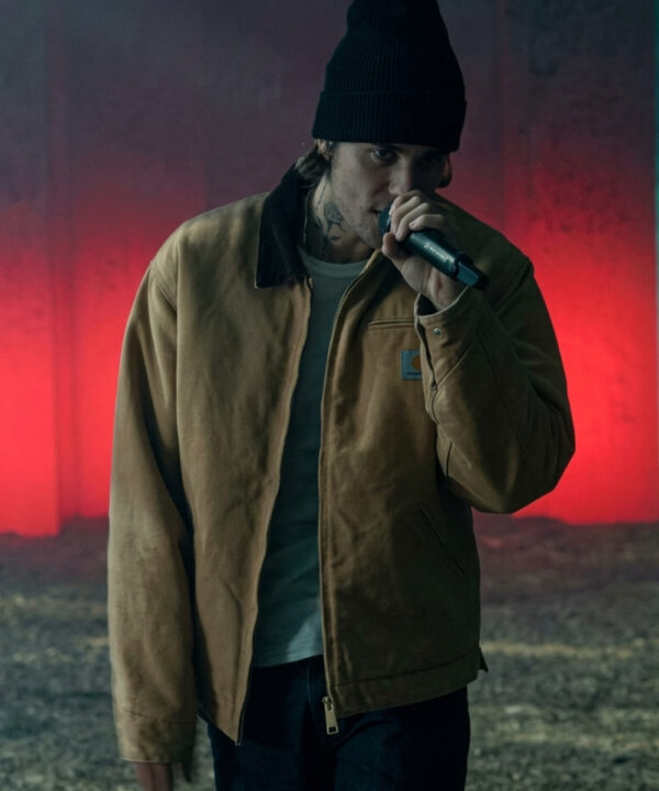 Justin Bieber Hold On Suede Leather Jacket