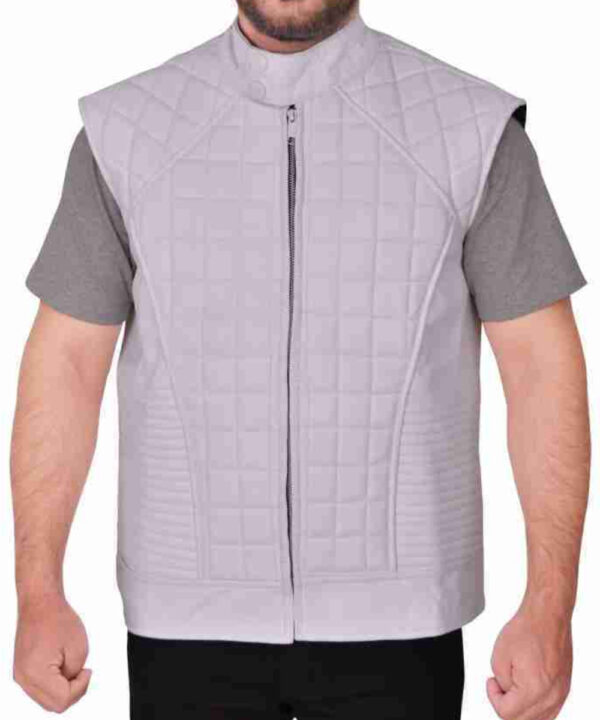 Justin Bieber Quilted Leather Vest