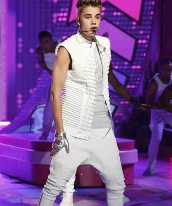 Justin Bieber Quilted Leather Vest