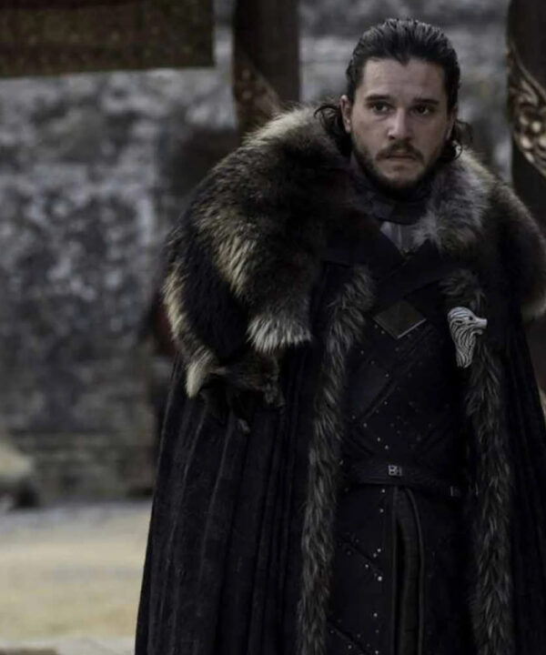 Kit Harington Eternals Dane Whitman Fur Long Coat