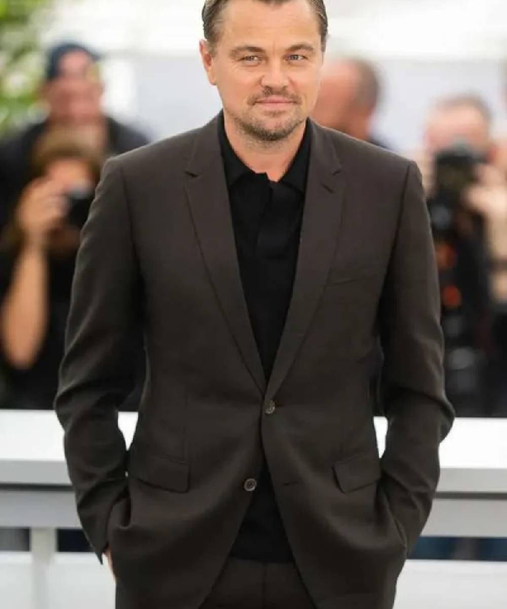 Leonardo DiCaprio Killers of the Flower Moon Movie Event Brown Suit