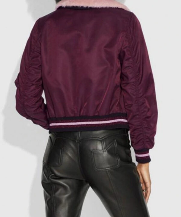 Lili Reinhart Riverdale S04 Betty Cooper Maroon Jacket