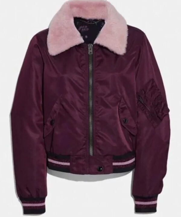 Lili Reinhart Riverdale S04 Betty Cooper Maroon Jacket