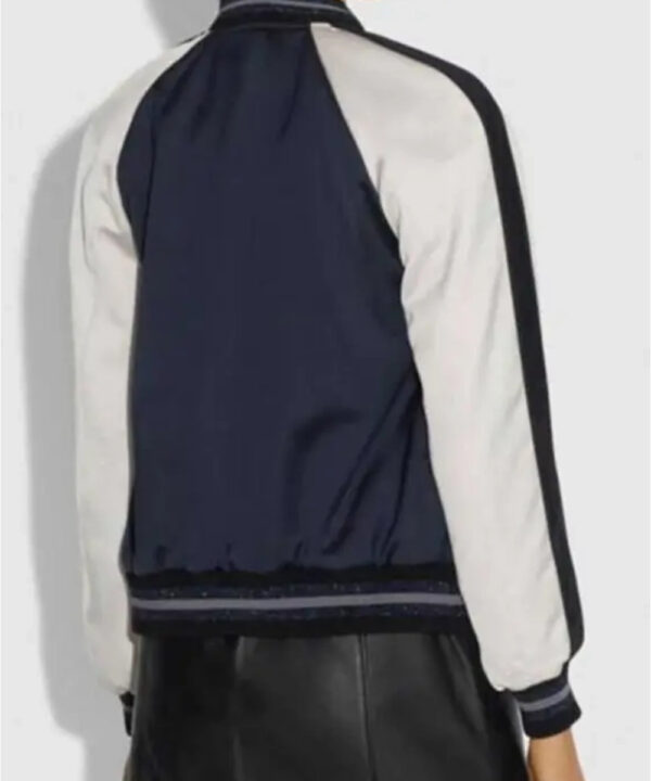 Lili Reinhart Riverdale S04 Blue and White Bomber Jacket