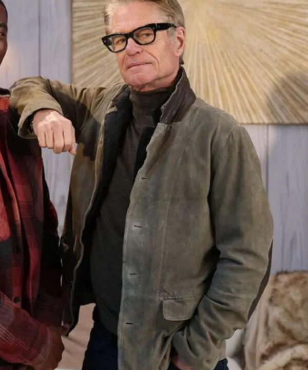Mayfair Witches Harry Hamlin Suede Jacket