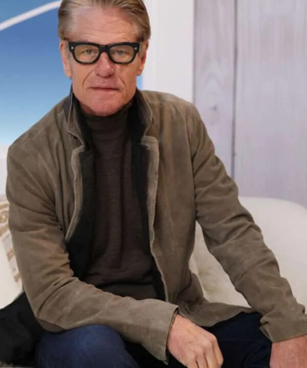 Mayfair Witches Harry Hamlin Suede Jacket