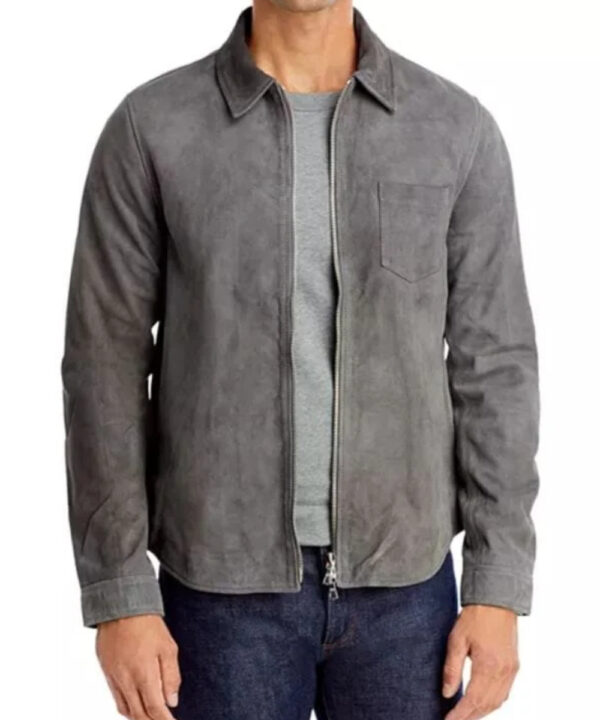 Mayfair Witches S02 Tongayi Chirisa Grey Leather Jacket