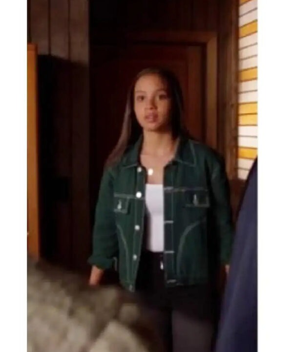 911 May Grant Green Denim Jacket