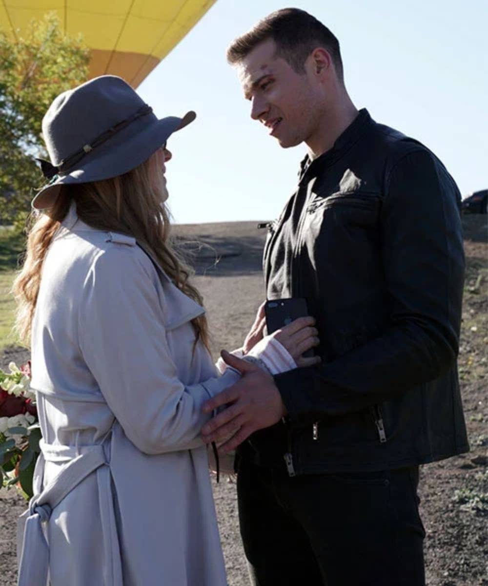 Oliver Stark 9-1-1 Leather Jacket