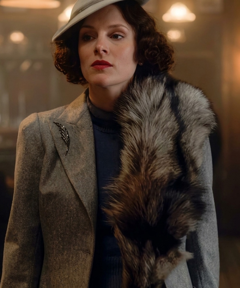 Peaky Blinders Ada Shelby S06 Grey Blazer