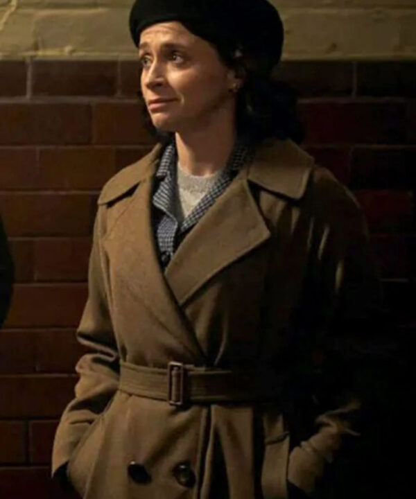 Peaky Blinders Captain Swing Brown Belted Coat