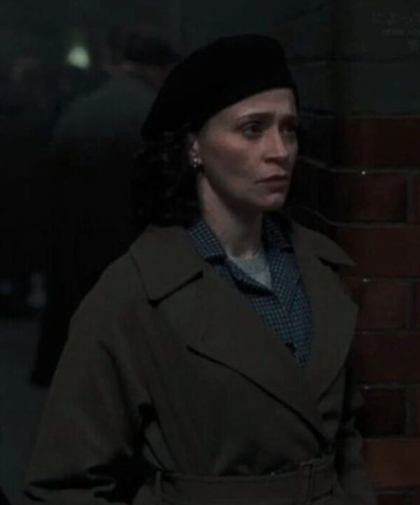 Peaky Blinders Captain Swing Brown Belted Coat
