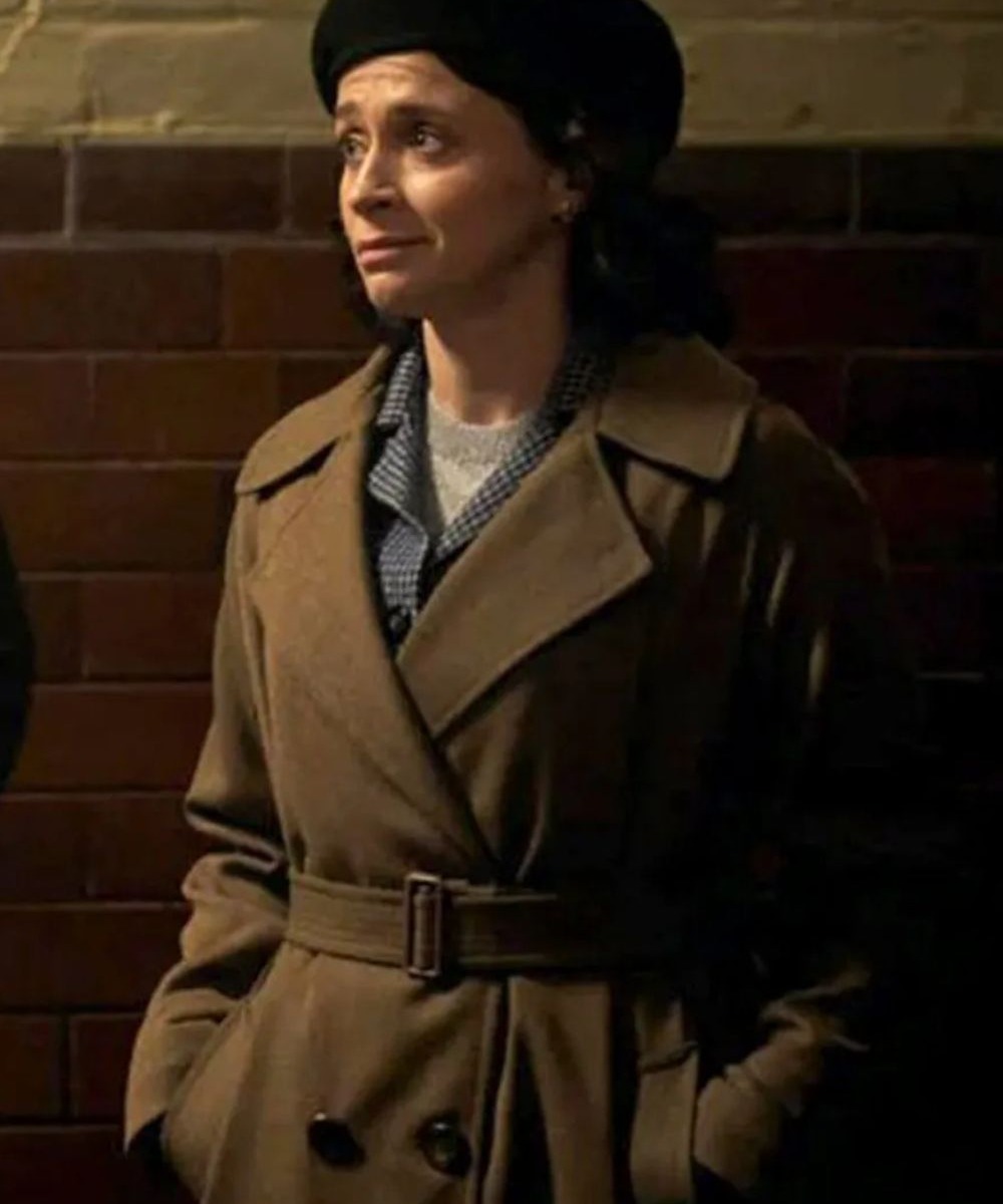 Peaky Blinders Captain Swing Brown Belted Coat