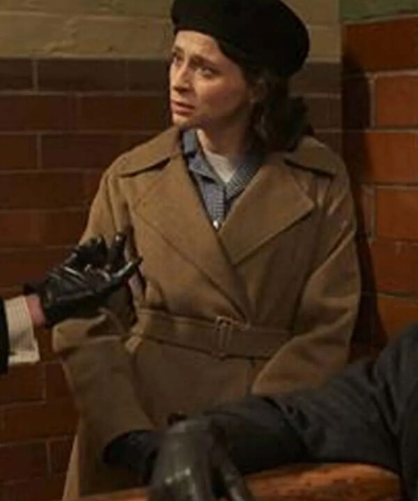 Peaky Blinders Captain Swing Brown Belted Coat