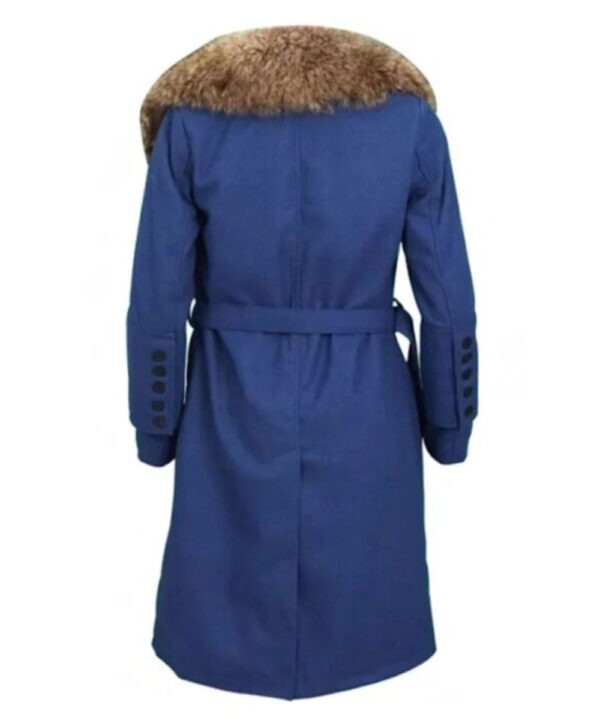 Peaky Blinders S5 Ada Shelby Fur Collar Long Coat