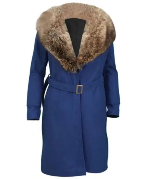 Peaky Blinders S5 Ada Shelby Fur Collar Long Coat