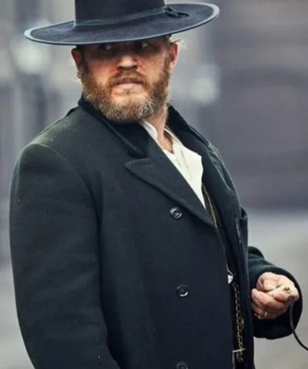 Peaky Blinders Tom Hardy Black Long Trench Coat