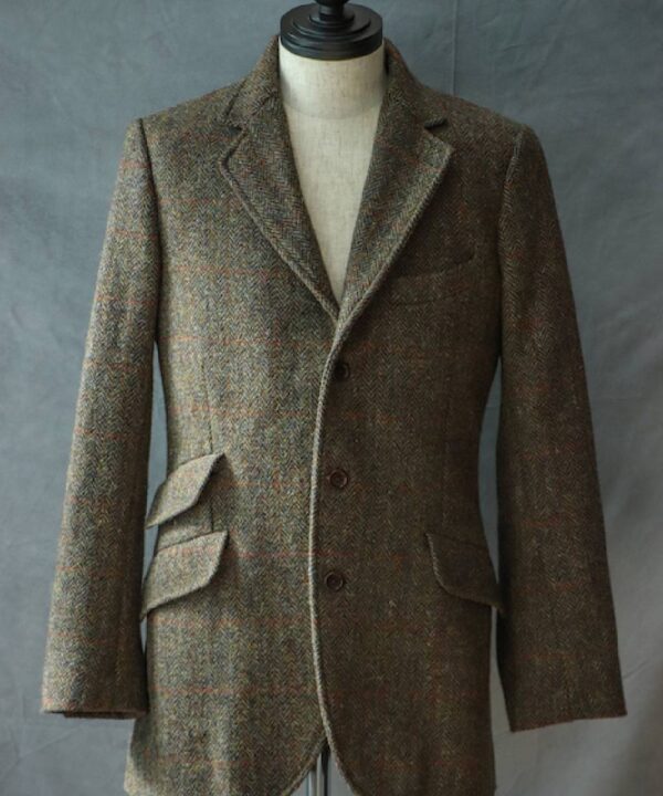 Penn Badgley You Brown Wool Blazer