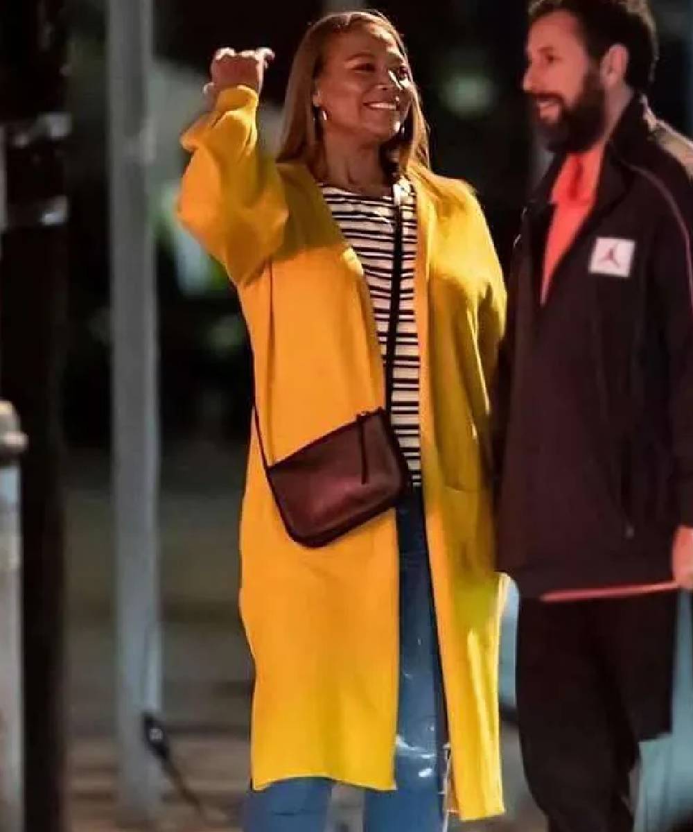 Queen Latifah Hustle Yellow Trench Coat