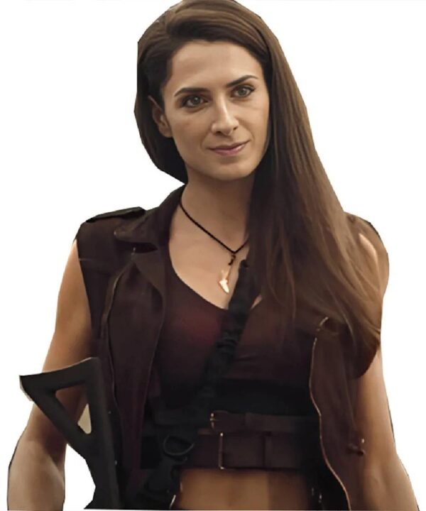 Rachael Holoway Hidden Strike Leather Vest