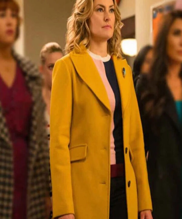 Riverdale Alice Cooper Yellow Long Trench Coat