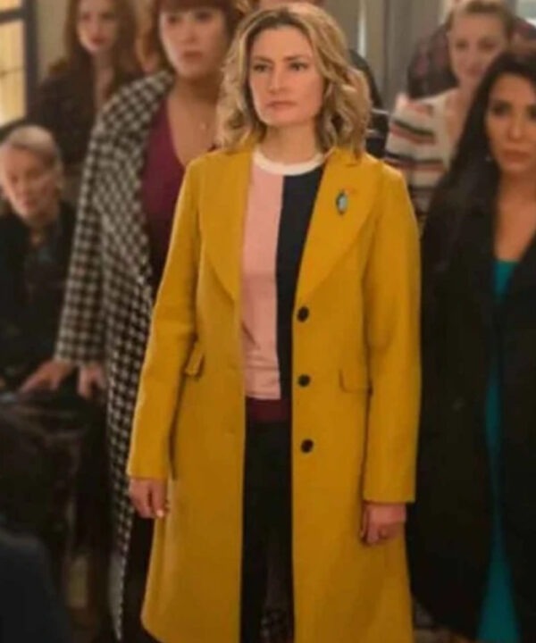Riverdale Alice Cooper Yellow Long Trench Coat
