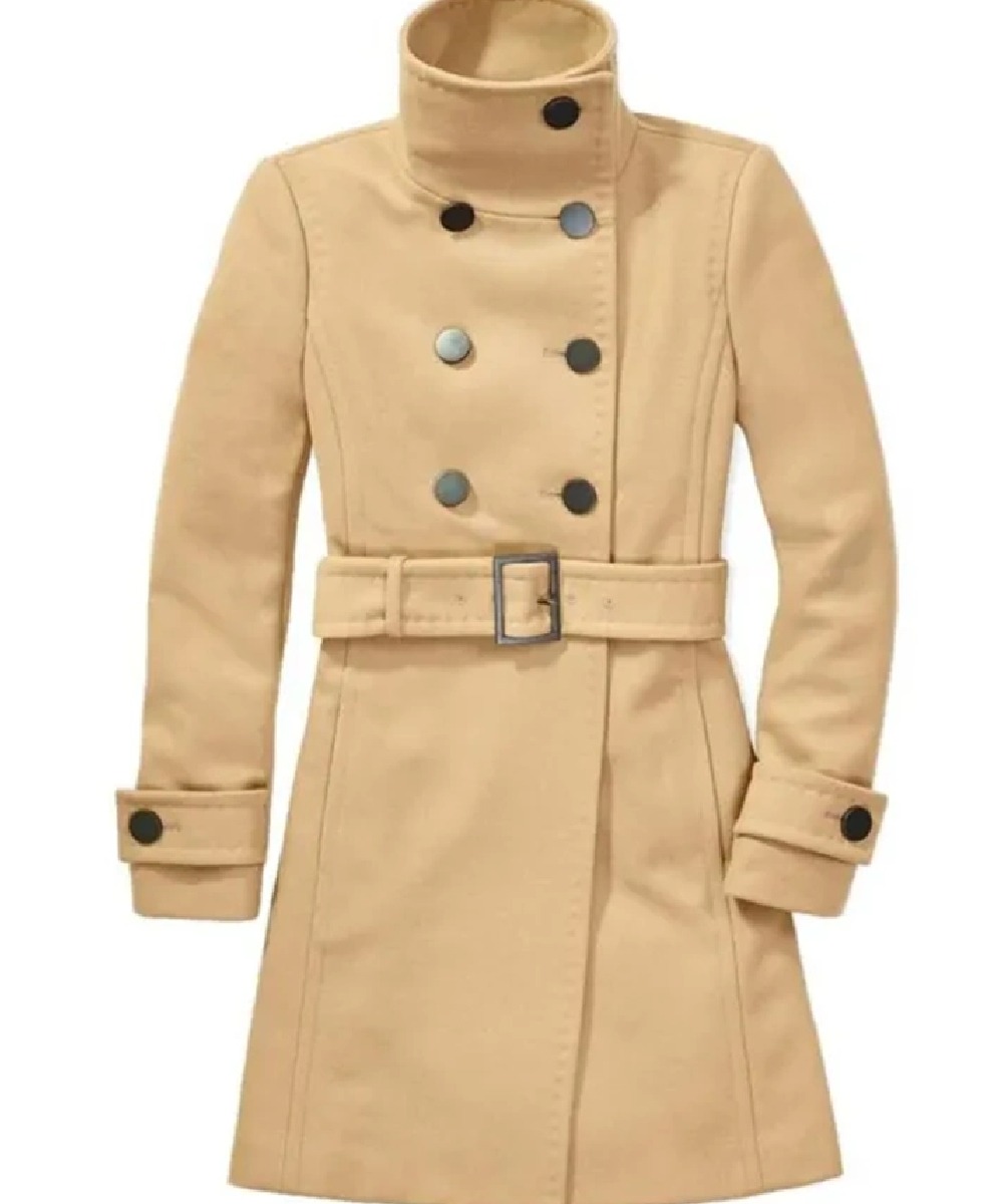Riverdale Betty Cooper Tan Color Double Breasted Coat