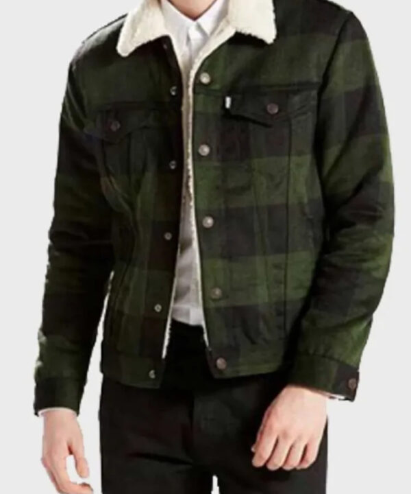 Riverdale Fred Andrews Green Cotton Plaid Jacket
