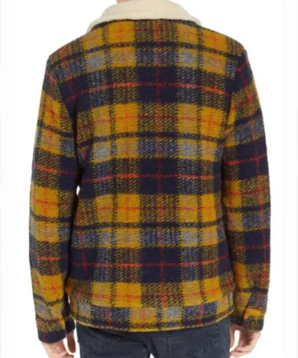 Riverdale Jughead Jones Yellow Wool Plaid Jacket