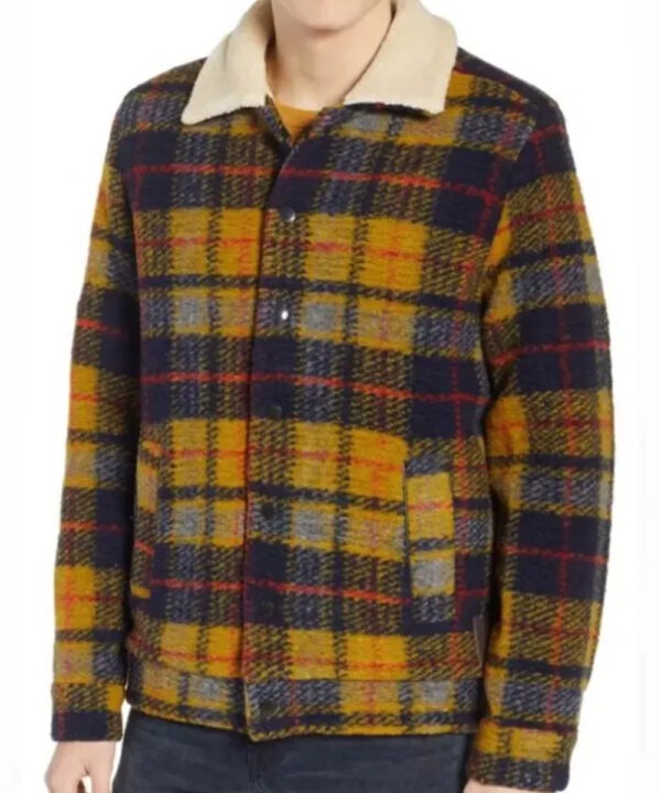 Riverdale Jughead Jones Yellow Wool Plaid Jacket