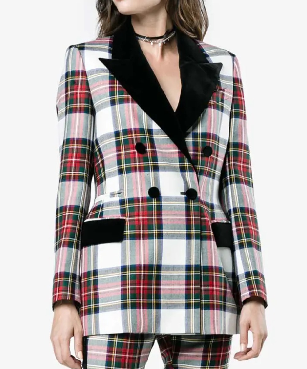 Riverdale S5 Cheryl Blossom Plaid Blazer