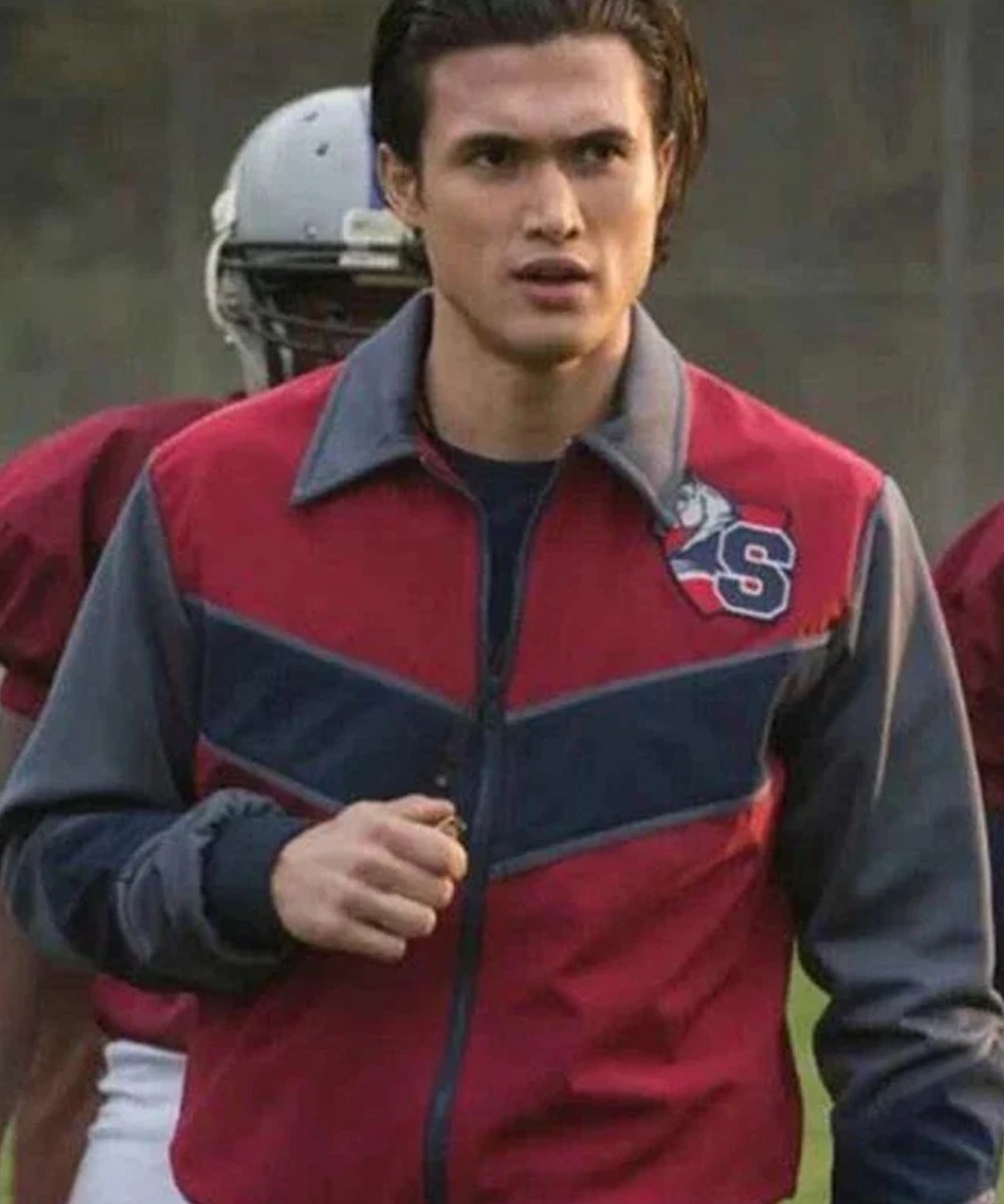 Riverdale Season 7 Reggie Mantle Red & Grey Bomber Jacket