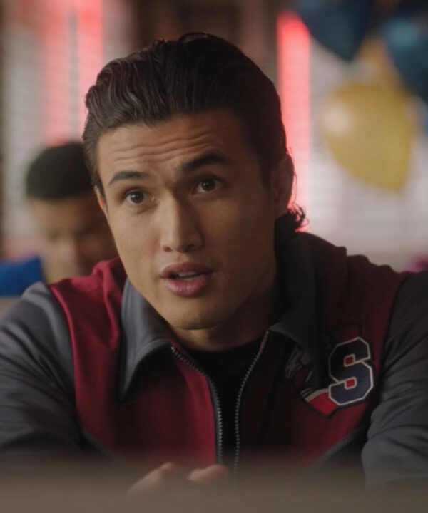Riverdale Season 7 Reggie Mantle Red & Grey Bomber Jacket
