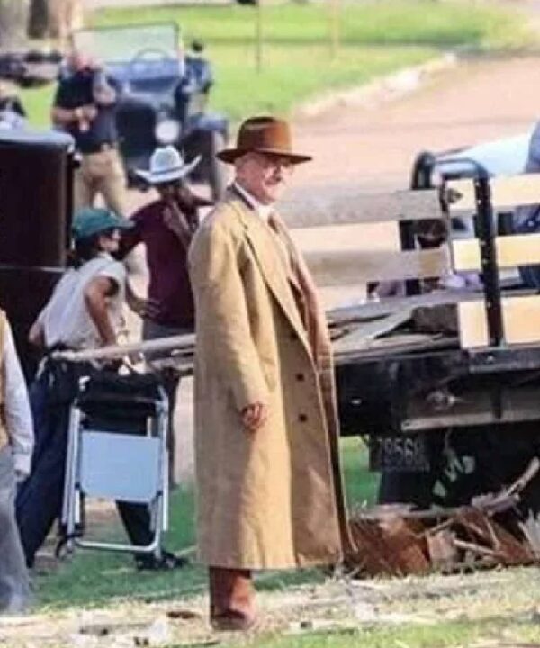 Robert De Niro Killers of the Flower Moon Suede Leather Coat