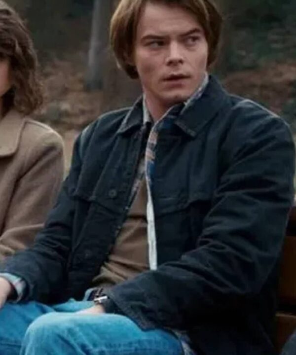 Sam Heughan Love Again Denim Black Jacket