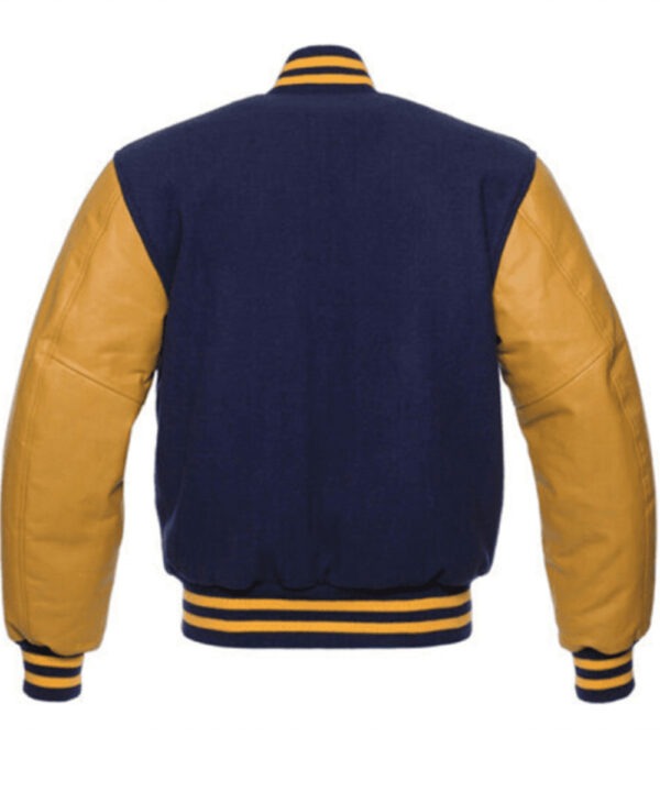 Taylor Swift Blue & Yellow Baseball Varsity Jacket