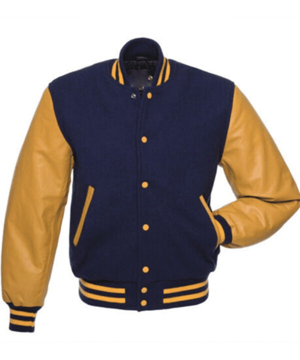 Taylor Swift Blue & Yellow Baseball Varsity Jacket