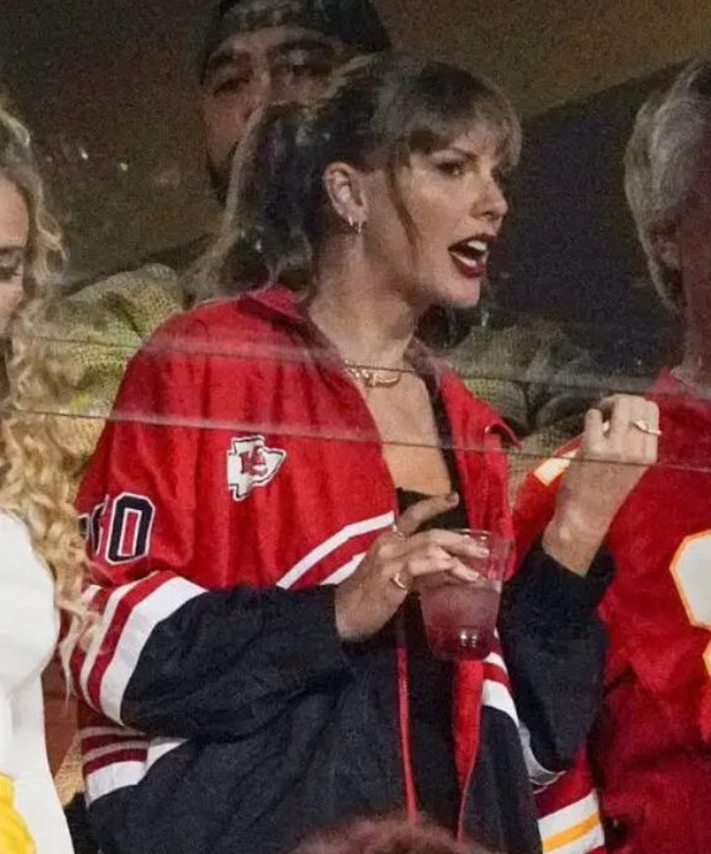 Taylor Swift Erin Andrews Chiefs Jacket