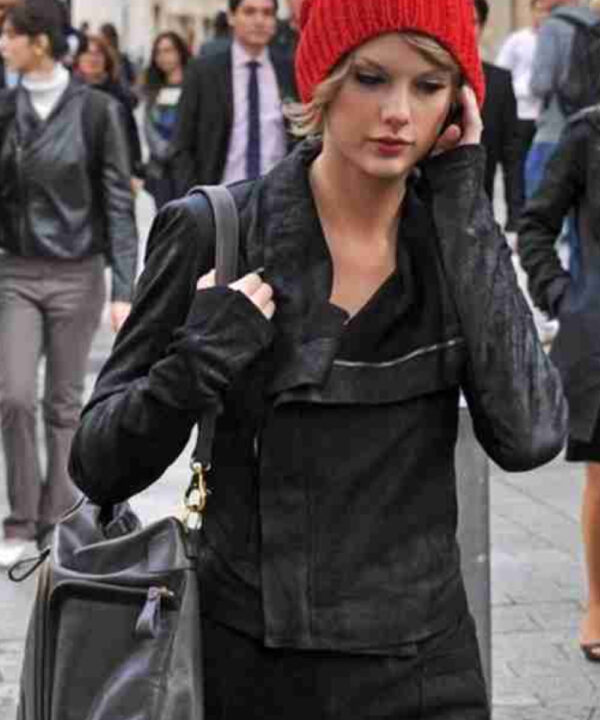 Taylor Swift Rick Owens Leather Jacket