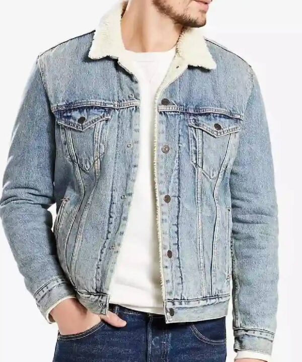 The Adam Project Ray Dollarhyde Denim Trucker Jacket
