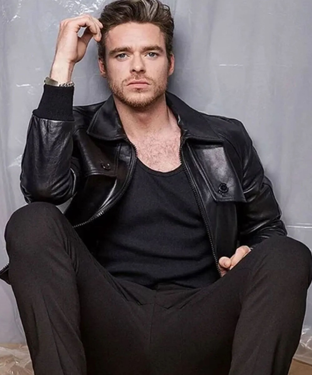 The Eternals Ikaris Black Leather Jacket