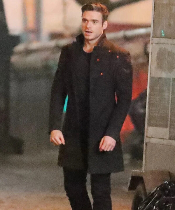 The Eternals Ikaris Mid Length Black Coat