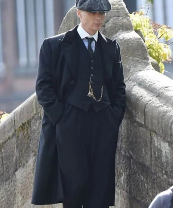 Thomas Shelby Peaky Blinders Black Trench Coat